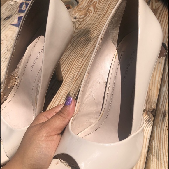 BCBGeneration Cream Nude Heels 3” - Picture 10 of 11